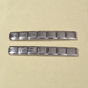 *3 for $30* Italian Charm Bracelet Blank Links - 14 pcs